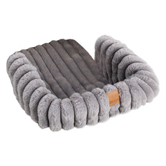 1X Plush Dog Stroller Mat Winter Warm Reusable Pet Stroller Pad/Liner