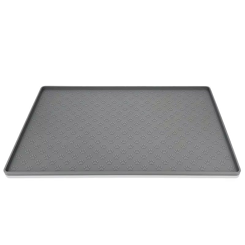 Absorbent Diatom Mud Dog Feeding Mat - Quick-Dry Waterproof Puppy Food Placemat with Non-Slip Rubber Backing for Water Bowls