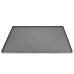 Absorbent Diatom Mud Dog Feeding Mat - Quick-Dry Waterproof Puppy Food Placemat with Non-Slip Rubber Backing for Water Bowls