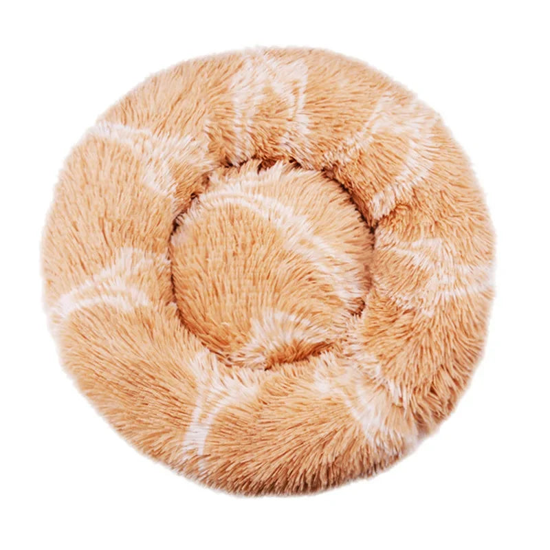 Cats Plush Bed Round - For Soft And Warm Sleep