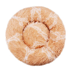 Cats Plush Bed Round - For Soft And Warm Sleep