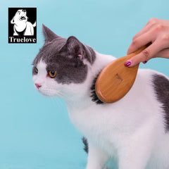 Bristles Hair Brush Pet Comb Natural Original Bamboo for Cat and Dog Massage Grooming Small Medium Large TLK21131