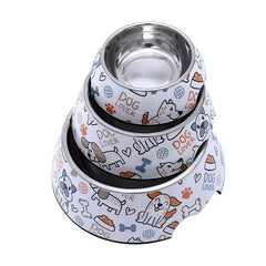 Stainless Steel Pet Bowl - Durable Food & Water Dish for Cats & Dogs