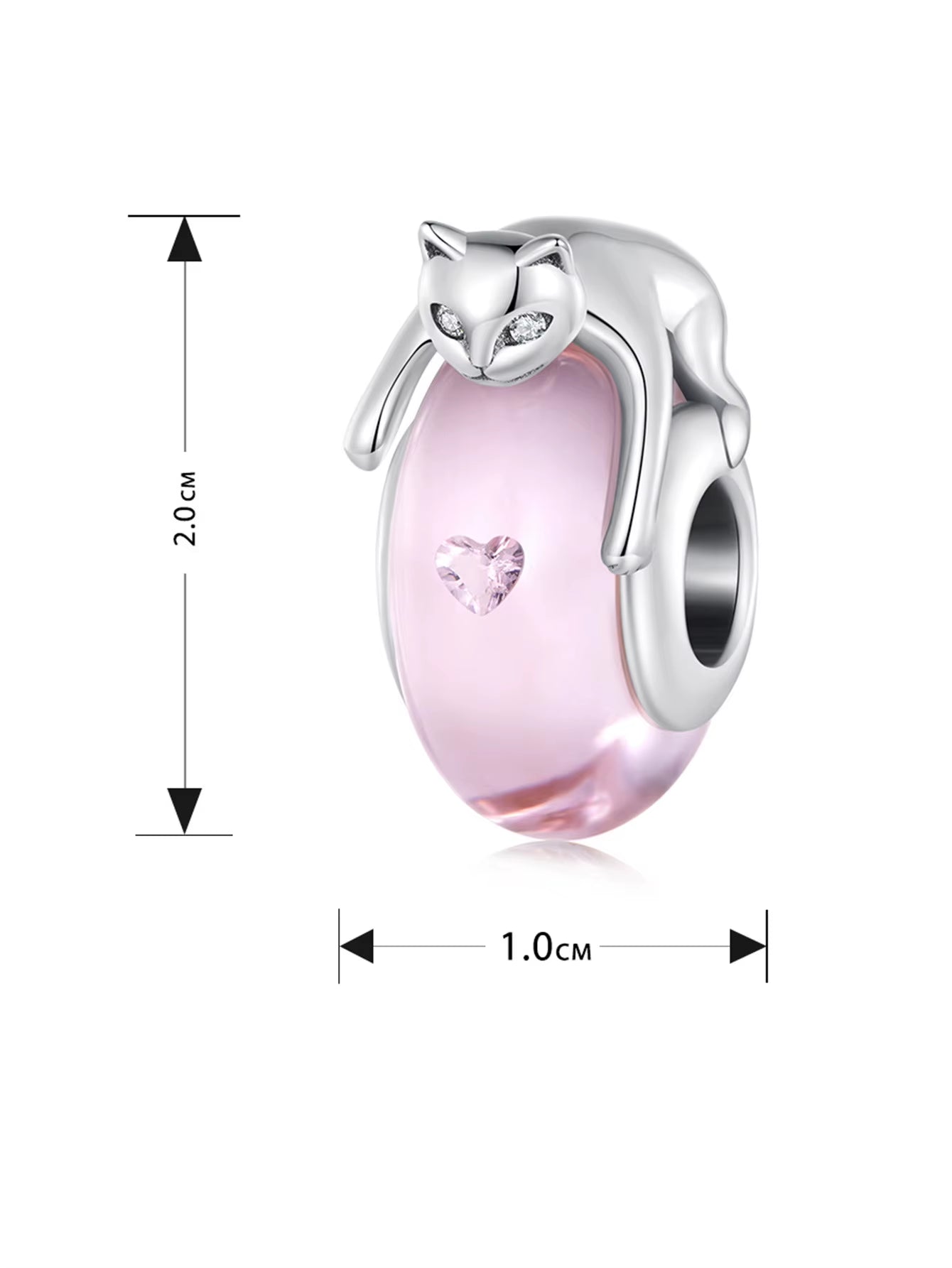 Cat Shaped Pendants For Bracelet & Necklace