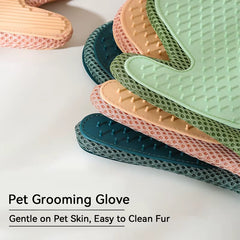 Pet Grooming Glove – Fur Remover & Deshedding Brush for Cats and Dogs