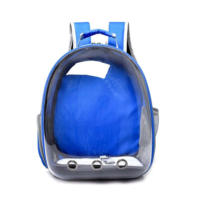 Transparent Pet Carrier Backpack - Breathable Space Capsule for Cats and Dogs, Portable Transport Solution