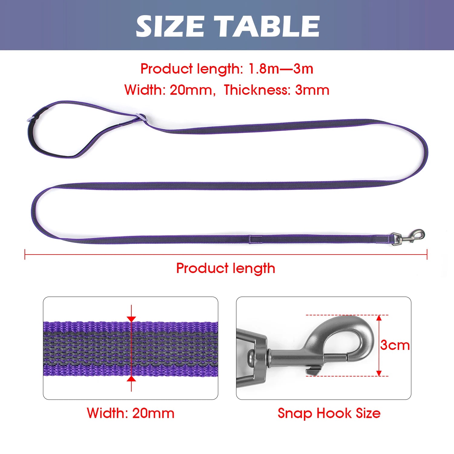 Hands Free Double Handle Dog Leash Adjustable Running Crossbody Leash Waist Belt, Multifunctional for Big Medium Pet Walking