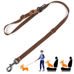 Adjustable Dog Car Leash Seat Belt Secure Pet Restraint System for Vehicle Durable Multi-Purpose Dog Leash for Dogs