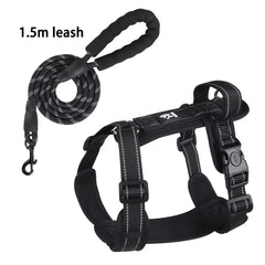 New Pet Dog Harness Reflective with Handle Easy Control Dog Vest Harness Adjustable Puppy Chest Straps for Small Medium Dogs