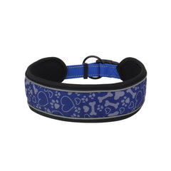 Reflective Dog Collar Soft Padded Breathable Nylon Adjustable Pet Collars for Girl Male Female Small Medium Large Dogs Training