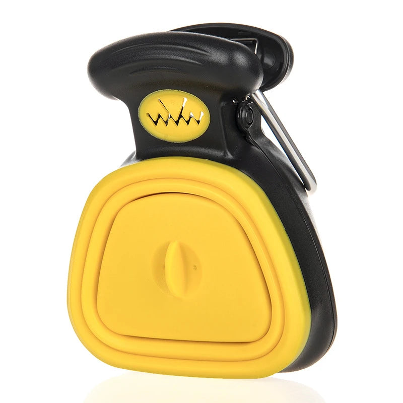 Foldable Dog Pooper Scooper with Eco-Friendly Decomposable Bags for Convenient Waste Cleanup