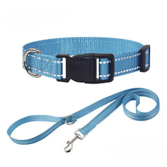 NightGuard Nylon Dog Collar & Leash