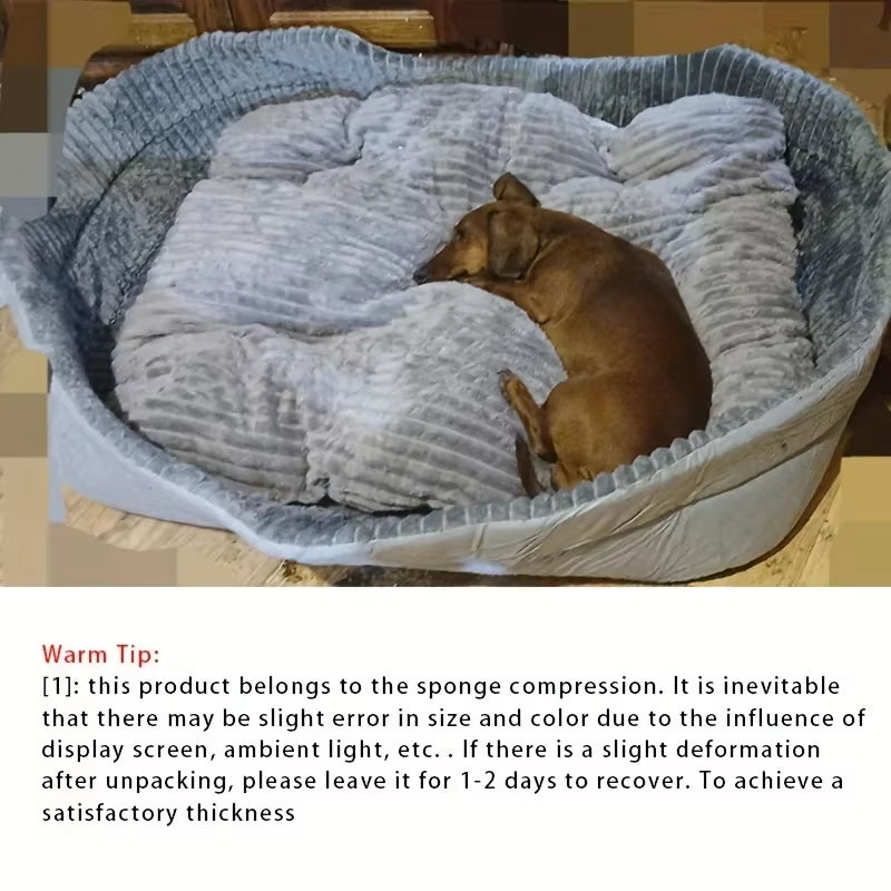 Super Soft Pet Washable Bed