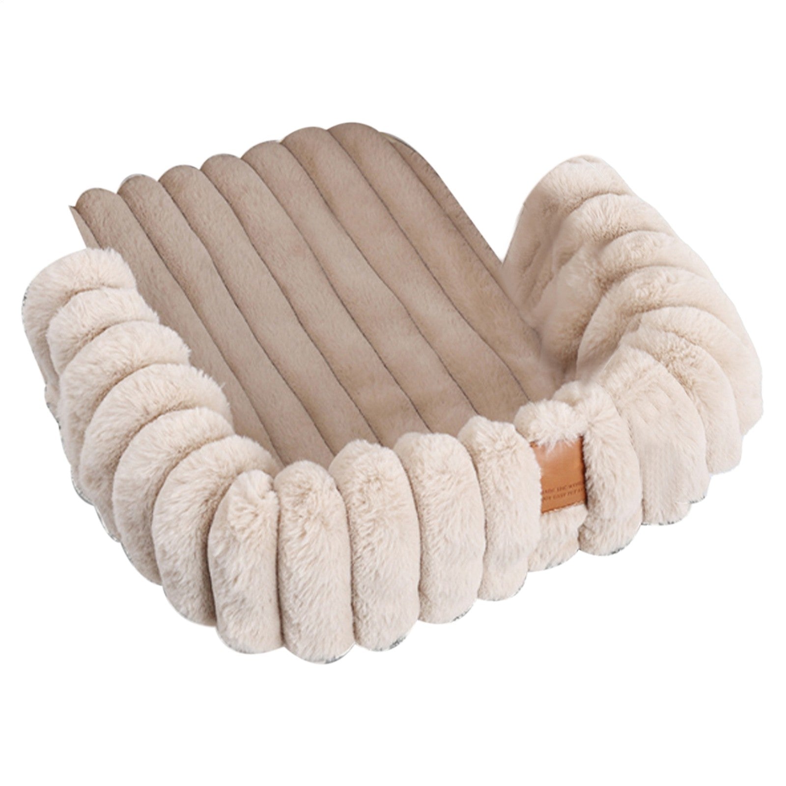 1X Plush Dog Stroller Mat Winter Warm Reusable Pet Stroller Pad/Liner