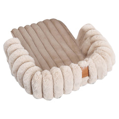 1X Plush Dog Stroller Mat Winter Warm Reusable Pet Stroller Pad/Liner