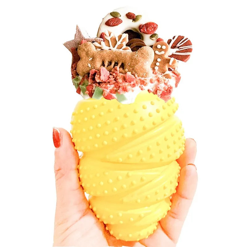 Bumped Rubber Leaking Food Toy Pet Dog Leaking Food Educational Toy Grenade Bite Resistance