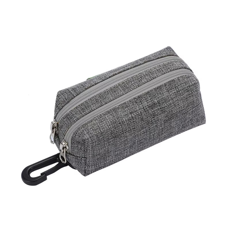 Pet Dog Poop Bag Dispenser Storage Bag Products Pet Waste Bags Carrier Dog Walking Accessories Cleaning Supplies