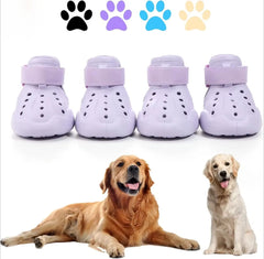 Reflective Strip Design Dog Shoes - Non Slip WaterProof