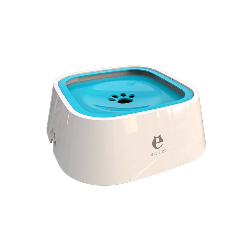 Pet Fountain with Anti-Overflow and Slow Water Feeding Features for Cats and Dogs