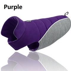 High Quality Dog Clothes Reversible Reflective Dog Coat Winter Dog Pet Jacket Vest Warm Pet Outfit Clothes Big Dogs