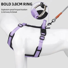 New Pet Dog Harness Reflective with Handle Easy Control Dog Vest Harness Adjustable Puppy Chest Straps for Small Medium Dogs