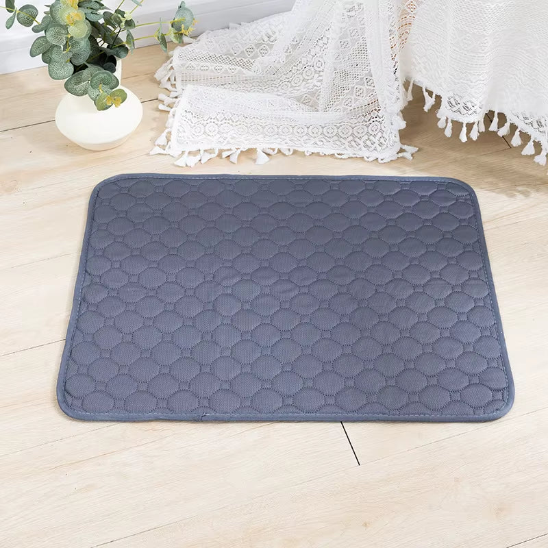 Washable Dog Pee Pad Blanket - Reusable Absorbent Diaper Mat for Puppy Training, Pet Bed, and Car Seat Cover