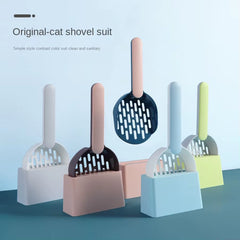 Advanced Cat Litter Shovel With Holder - Convenient Shovel Keeping