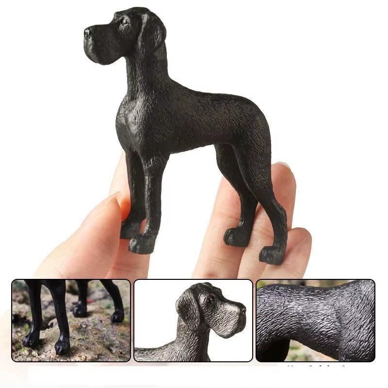 ‌Realistic Great Dane Dog Ornament Desk Model