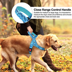 Nylon Dog Harness No Pull Strong Dog Harnesses Adjustable Pet Walking Training Vest for Small Medium Large Dogs Pitbull Bulldog