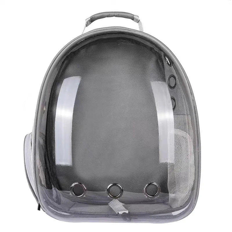 Transparent Pet Carrier Backpack - Breathable Space Capsule for Cats and Dogs, Portable Transport Solution