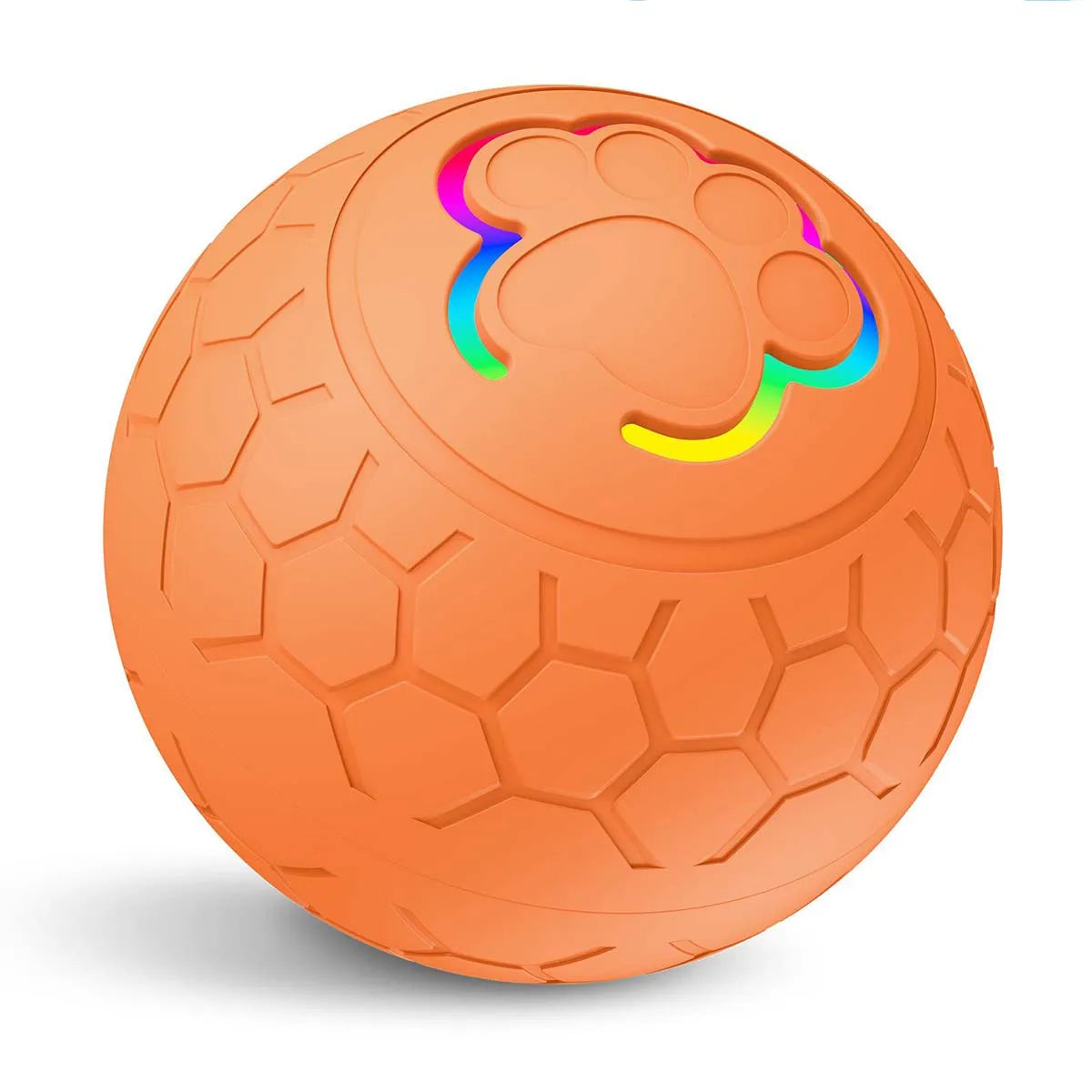 Smart Interactive Dog Toy Ball with Automatic Bouncing and RGB Lights for Small to Medium Dogs