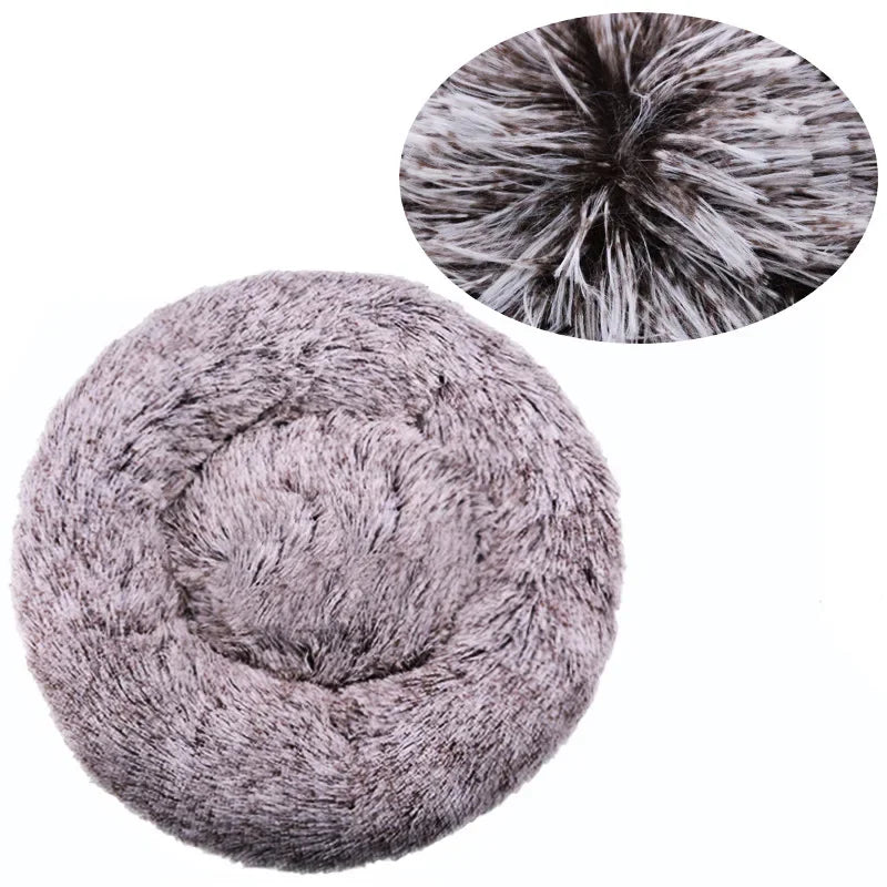Cats Plush Bed Round - For Soft And Warm Sleep