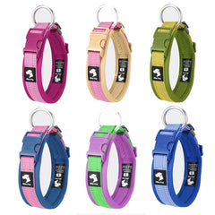 ComfortRide Non-Choke Breathable Dog & Cat Collar and Leash Set – Soft Neoprene Padded Safety Reflective Matching Pet Collar & Leash Bundle