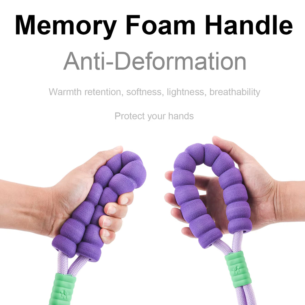 Double Marshmallow Pet Dog Crossbody Leash