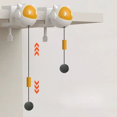 Automatic Lifting Cat Toy Ball Interactive Electric Pet Toy Self Moving Hair Ball Fun Hilarious Cat Balls Toys Pet Supplies