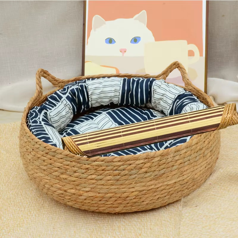 Wier Bed Mat All Season Use Winter Warm Detachable Waable Ass Woven Scratching Board Medium Large Small Size