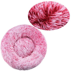 Cats Plush Bed Round - For Soft And Warm Sleep