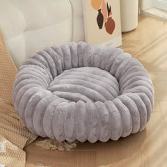 40-70Cm Pets Bed Winter Keep Warm Fluffy Pets Dogs Beds Large round Super Warm Soft Cat House Plush Cat Nest Winter Big Bed