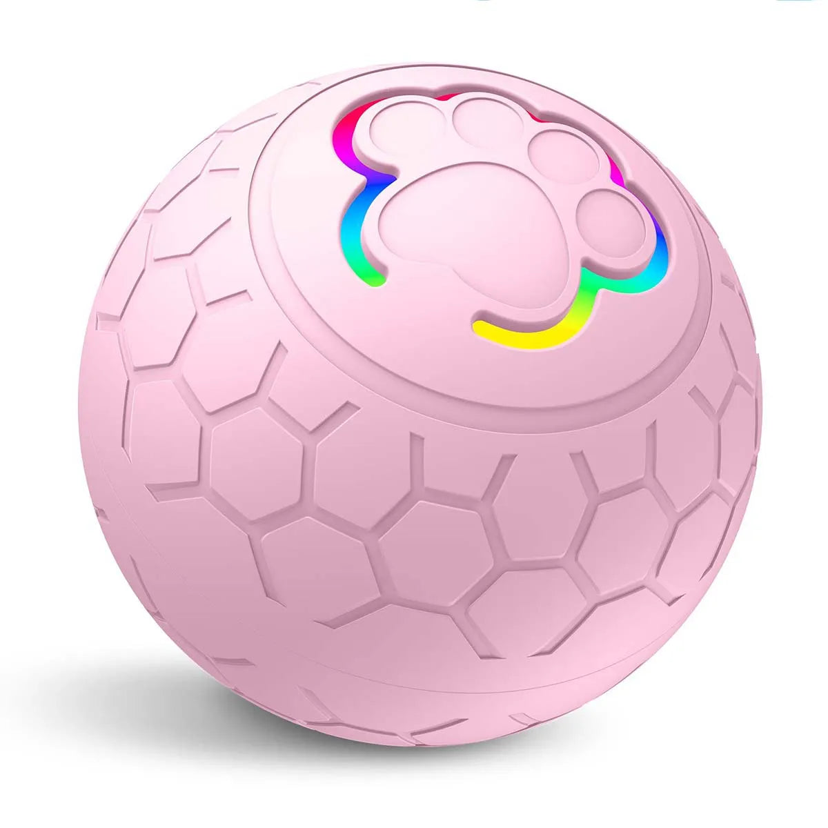Smart Interactive Dog Toy Ball with Automatic Bouncing and RGB Lights for Small to Medium Dogs