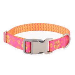 Creative Nylon Dog’S Neck Collar Printing Adjustable Unisex Accessories for Kitten Walking Exercise Durable Pet Puppy Necklace