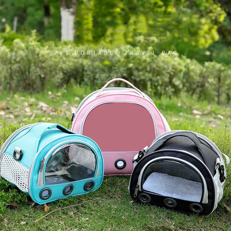 Cat Dog Bird Rabbit Carrier Bag with Thick Cotton Cushion Pet Aviation Backpack Anti-Suffocation Portable Travel Bag Pet Dog Bag