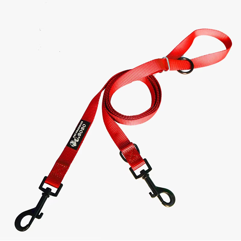Multifunctional Double Heads Dog Leash for Small Medium Large Dogs Twin Lead Dog Leash per Leash for Walking 2 Two Dogs