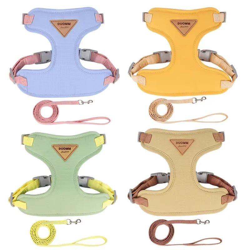 Breathable Puppy Harness & Leash Set for Small Dogs & Cats
