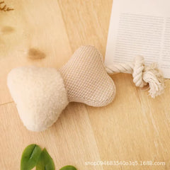 Pet Cotton Rope Toy Dog Sound Canvas Molar Teeth Cleaner Bite-Resistant Rope Knot Training Dog Toys Dog Toothbrush Dog Toys