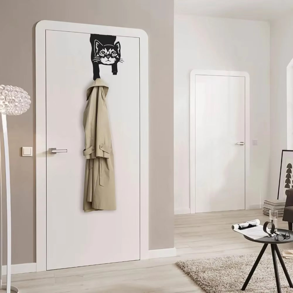 Over the Door Hangers Strong Metal Hooks with Black Coating