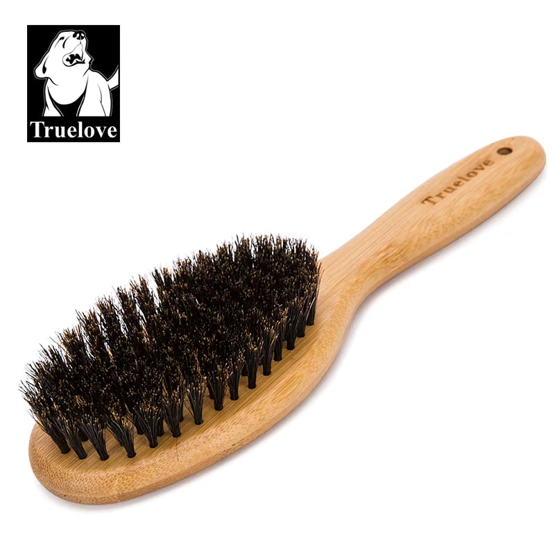 Bristles Hair Brush Pet Comb Natural Original Bamboo for Cat and Dog Massage Grooming Small Medium Large TLK21131