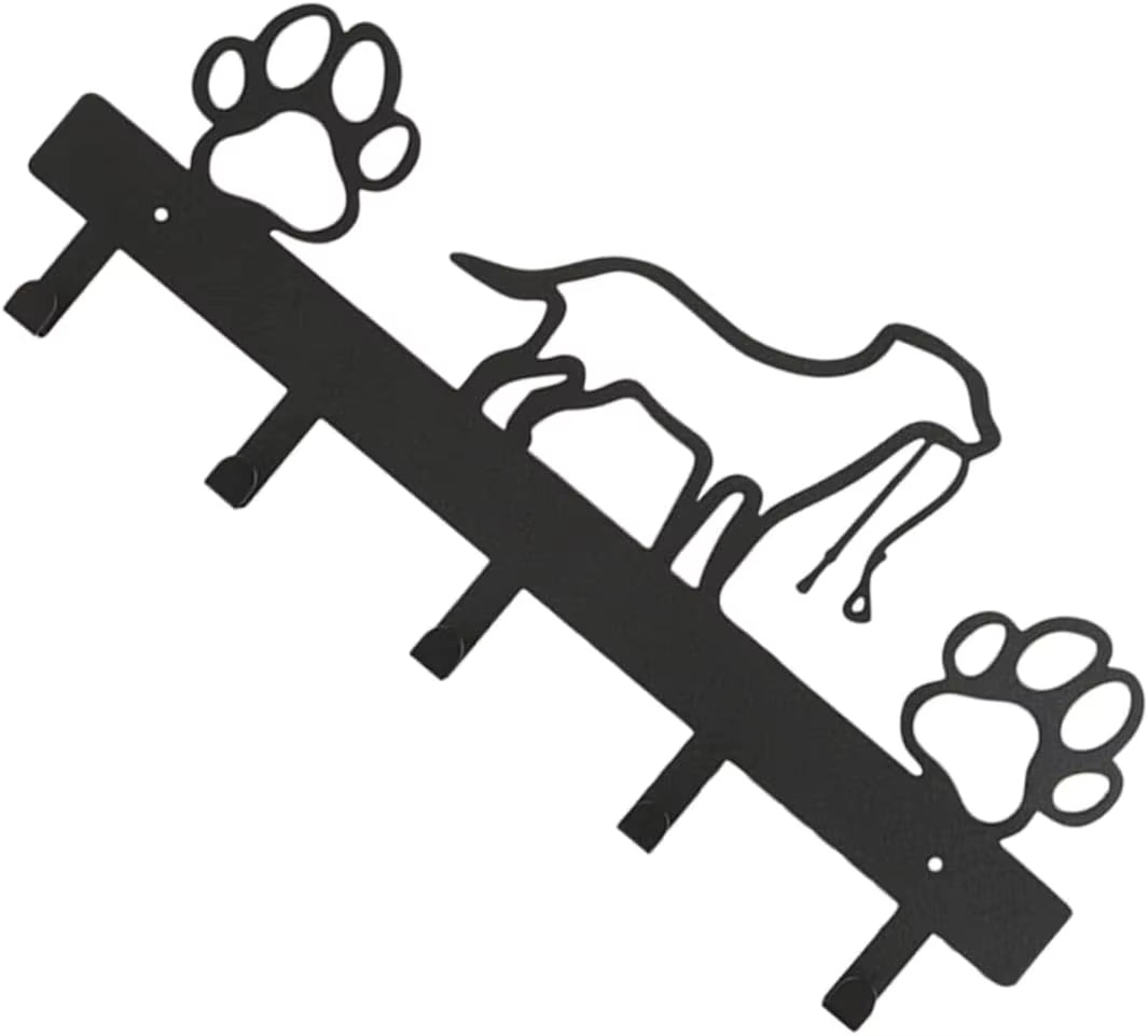 Metal Paw Pet Dog Hanger
