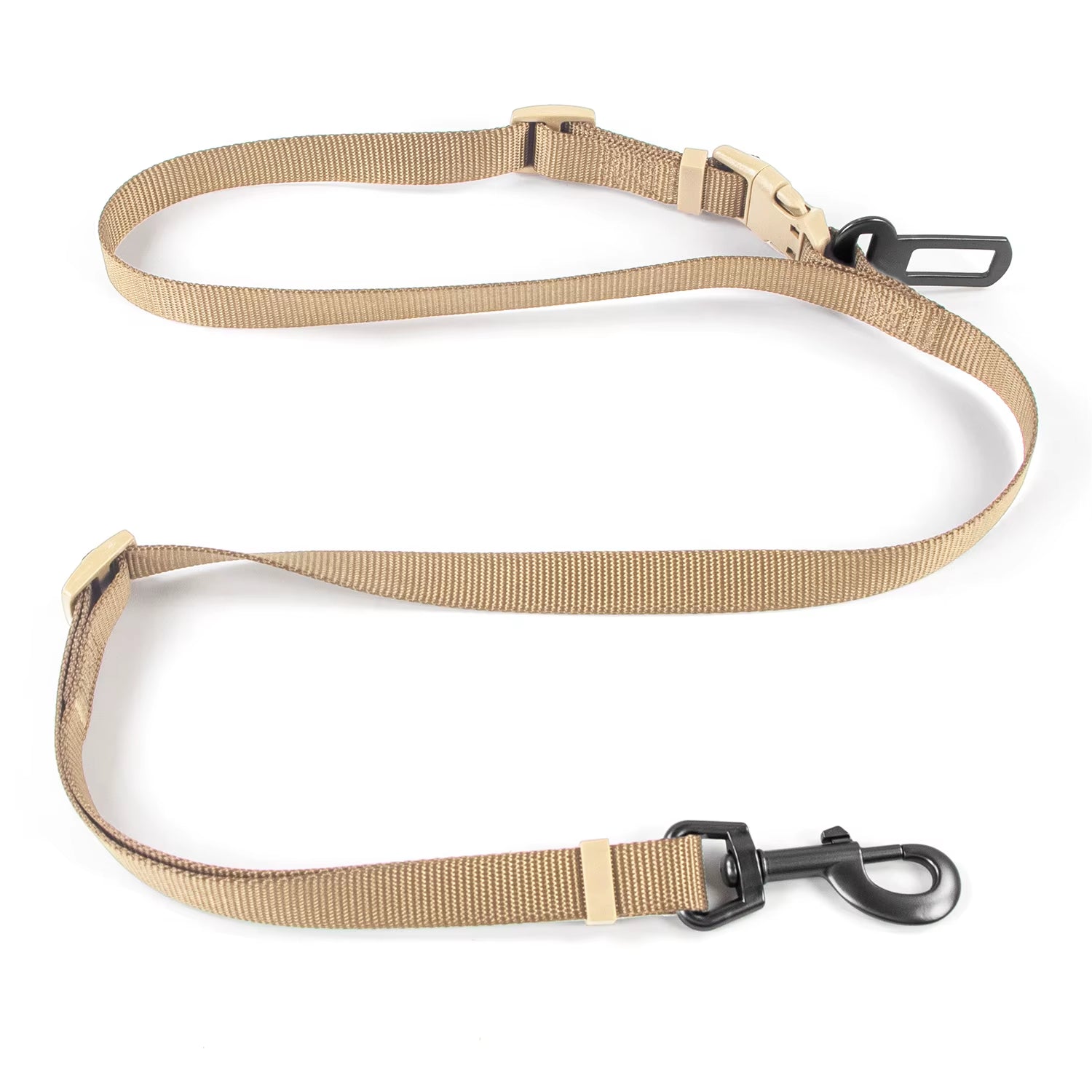 Adjustable Dog Car Leash Seat Belt Secure Pet Restraint System for Vehicle Durable Multi-Purpose Dog Leash for Dogs