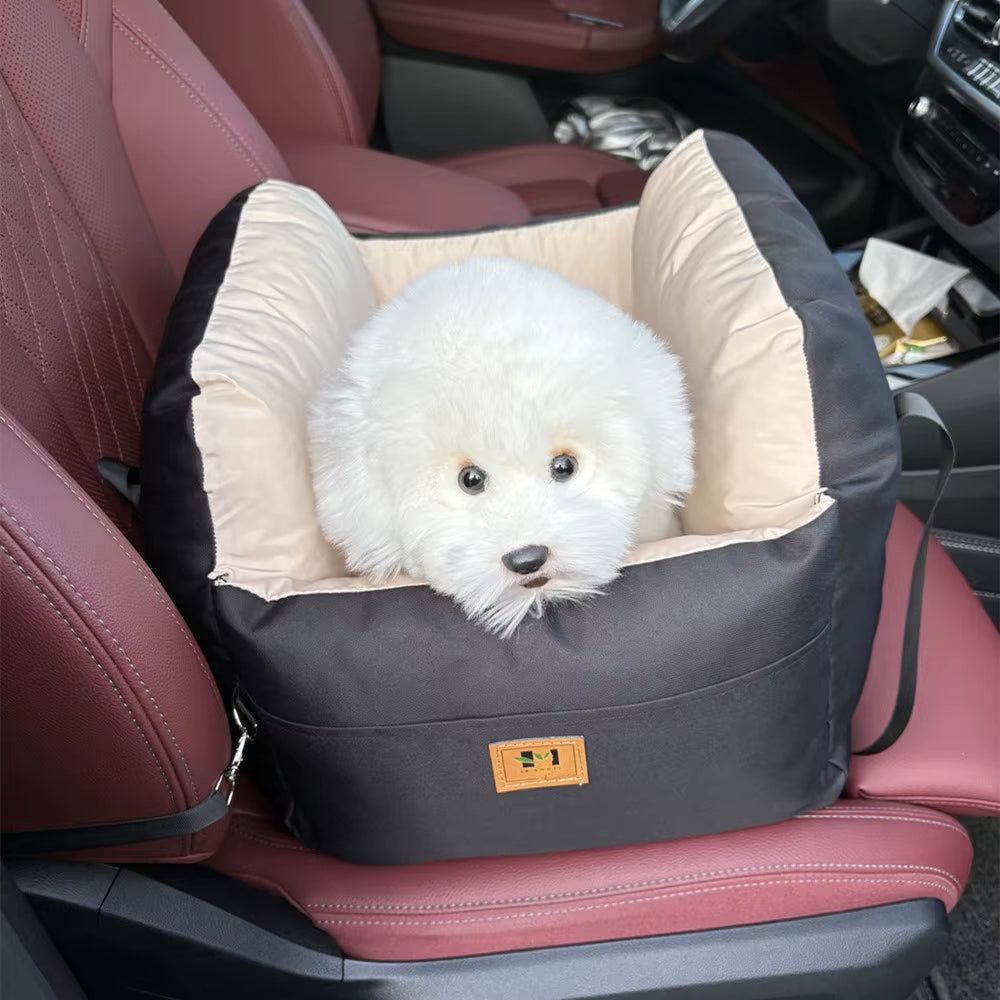 With Safety Belt Dog Car Seat Pet Ooster Nest Cushion Dogs Cats Sofa Bedding Travel Mattress Four Season Universal