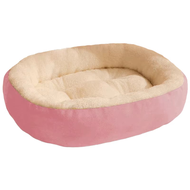 Bed for Cats Plush Dog Mat Beds Non-Slip Winter Warm Small Dog Kennel Sleeping Mat Four Seasons Cat Nest Cushion Pet Supplies